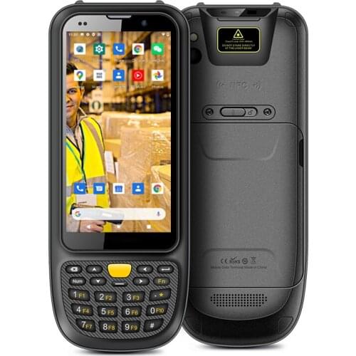 Androd 10.0 OS Potable Handhelds PDA for Warehousing Logistics Data Collector 4G NFC 1D 2D Barcode Scanner