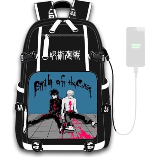 Schoolbag Anime Print Backpack Mochila Rucksack Bookbags for Students Teens Adults 2020 New Style Laptop Bag