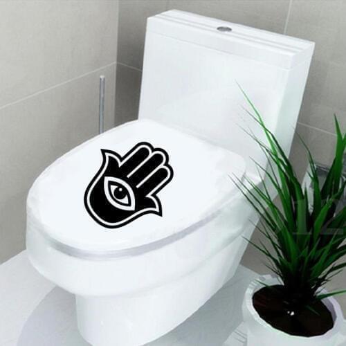 Hamsa Hand Of God Fashion Bathroom Wall Toilet Stickers Decals Vinyl 6WS0091