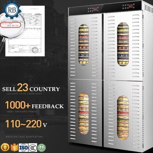 Big Capacity Food/fruit/meat Drying Machine stainless steel Food/fruit Dryer Dehydrator Fruit Food/flower Dired Dryer Machine