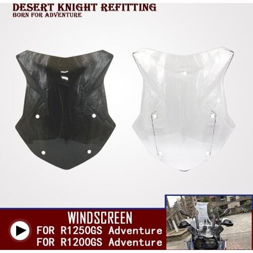 R1200GS R1250GS Windscreen Windshield For BMW R1200GS R 1200 GS LC R1250GS ADV Adventure Wind Shield Screen Protector Parts