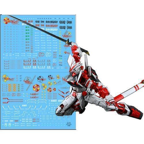 D.L high quality Decal water paste For Bandai PG 1/60 MBF-P02 Astray Red Frame Gundam DL035