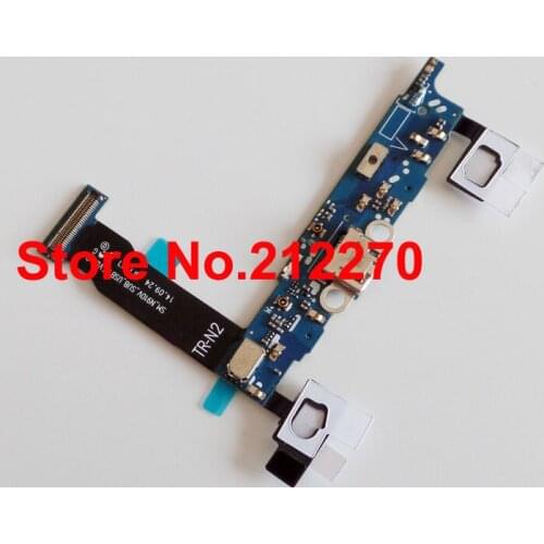 YUYOND 50pcs/lot Original New USB Dock Charger Charging Port Flex Cable Replacement For Samsung Galaxy Note 4 N910V Wholesale