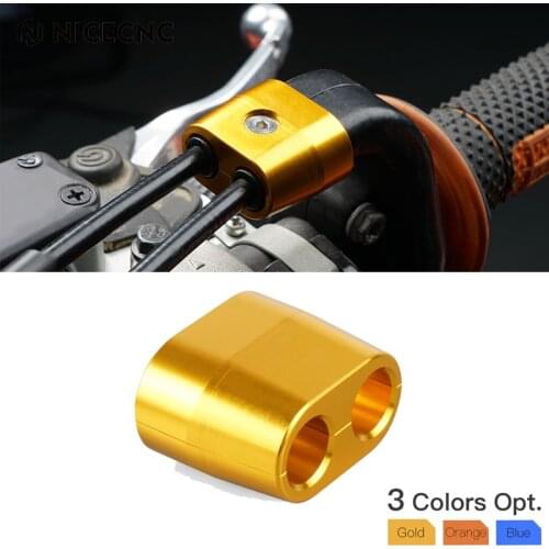 Throttle Cable Guard Protector Clamp Cover Holder For KTM 250 350 400 450 500 525 530 550 625 660 MXC Rallye XCG XCRW XCFW Etc
