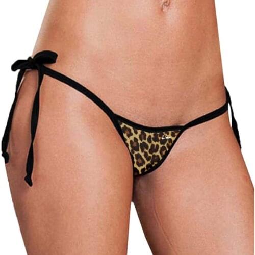Womens XS S M L XL 2XL 3XL Plus Sizes Animal Leopard Print Sexy Lingerie Underwear G String Thongs For ladies
