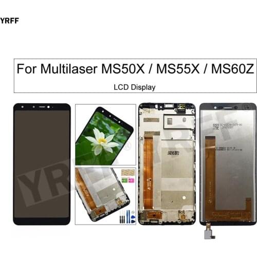 For Multilaser MS60Z MS50X MS55X LCD Screens Phone LCD Display Touch Screen Digitizer Assembly Panel Sensor Repair Tool