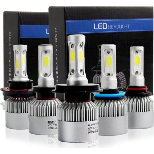 2PCS Motorcycle Headlight H4 Led bulb 4000LM Motorbike Light 36W Super White 6500K Moped Scooter Outdoor Lighting Hi-Lo lights