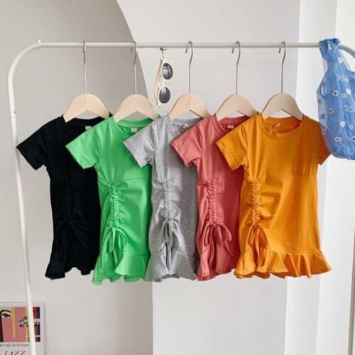 2021 Summer Girls Fashion One Piece Casual Dress