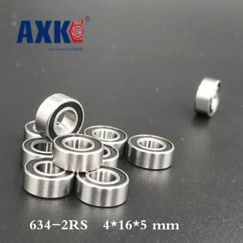 2019 Rushed Rolamentos Factory Direct Sale 634 634-2rs R1640hh 4*16*5 Mm High Quality Miniature Deep Groove Ball Bearing Abec-5