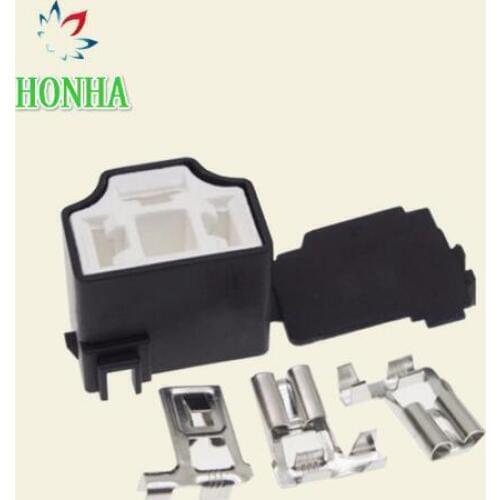 3 Pin 7.8 H4-2B Ceramic Car Connector H4 Auto Light Lamp Holder Plug 7.8mm unsealed Lamp Plug connector