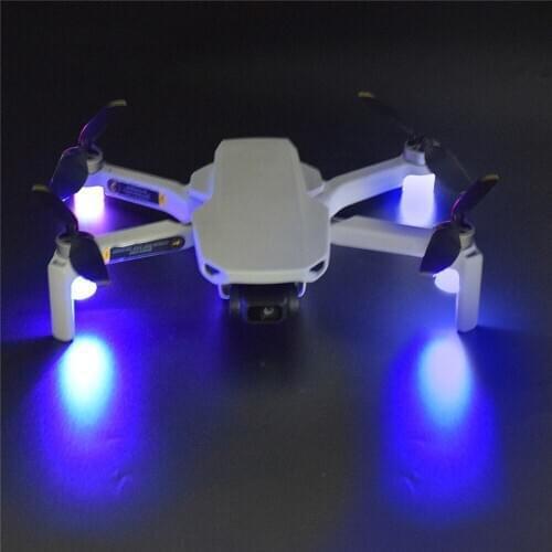 4PCS ABS Drone Night Light Flight Light With Battery for DJI Mavic Air 2/Mini/Pro/Spark/Air 1/Mavic 2 Pro Zoom Drone Accessories