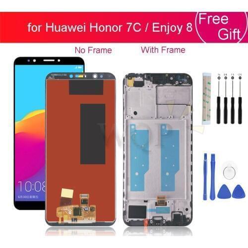 5.99 inch for huawei honor 7c LCD DIsplay Touch Screen Digitizer Glass Assembly+Frame For Huawei Honor 7C LND-L29 LND-AL30 LND-T