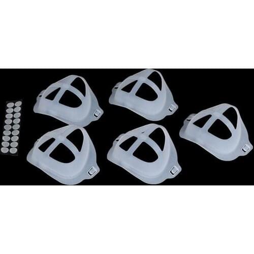 5pcs Bracket Mask Holder Breathable Valve 3D Mouth Mask Support Breathing Assist Help Mask Inner Cushion HOT SALE