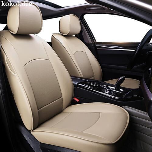 Kokololee custom real leather car seat cover for Chrysler 300C PT Cruiser Grand Voager Automobiles Seat Covers car seats protect
