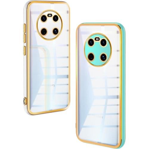 For Huawei Y9A Y8 Y9 Prime 2019 Case Hard PC Transparent slim plating protective Back Cover Case For Huawei Y6P 2020 phone shell