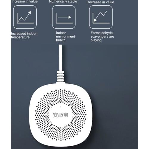 CO2 Detector Dioxide Meter Monitor Smart Support Android And Apple Dual Systems USB 5V Formaldehyde Air Analyzer