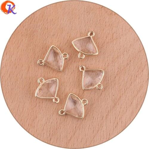 Cordial Design 100Pcs 13*15MM Jewelry Accessories/Earring Connector/DIY Earring Making/Hand Made/Charms Jewelry/Earring Findings