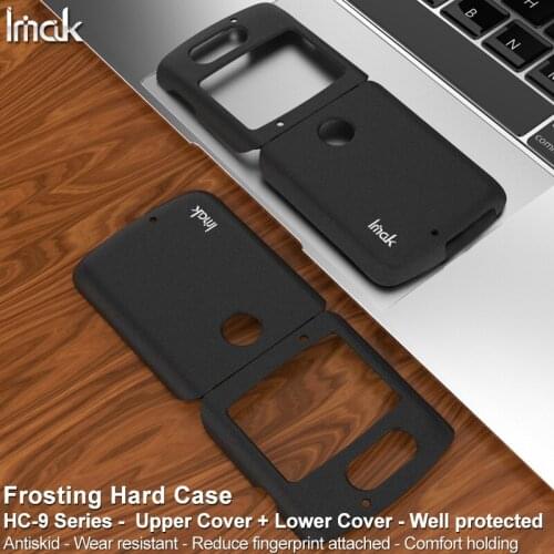 For Motorola Razr 5G 2020 imak Phone Case Sandy Feel Matte Hard PC Luxury Shockproof Classic Case Cover