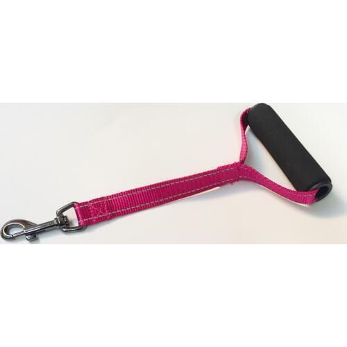 Short Dog Leash, Padded Handle, Strong Traffic Pet Lead with Carabiner Clip,12 inch Perfect for Large or Medium Dogs