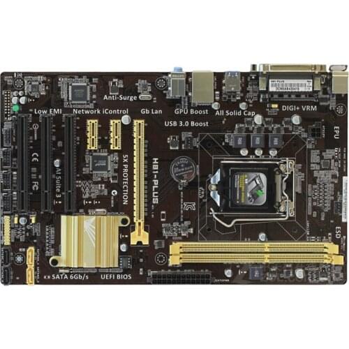 For Asus H81-PLUS Desktop Motherboard H81 Socket LGA 1150 i3 i5 i7 DDR3 16G ATX UEFI BIOS Original Used Mainboard Hot Sale