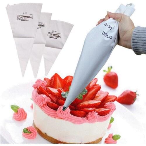 Reusable Pastry Bag Icing Piping Cake Cream Fondant Decorating Tools DIY Baking Kitchen Accessory Decoration High Quality Cheap