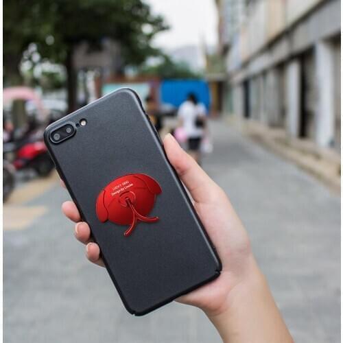 2019 Newest Creative lazy man mobile phone ring bracket metal magnetic car buckle