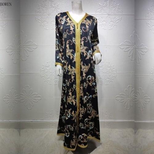 African Long Maxi Dresses For Women Long Sleeve Evening Gowns Muslim Fashion Abaya 2021 New Party Ankara Attire Africa Clothing