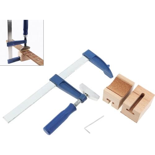 Guitar Fret Press Caul Luthier Tool with Wooden Soundhole Cauls for Acoustic / Folk / Electric guitar & Bass