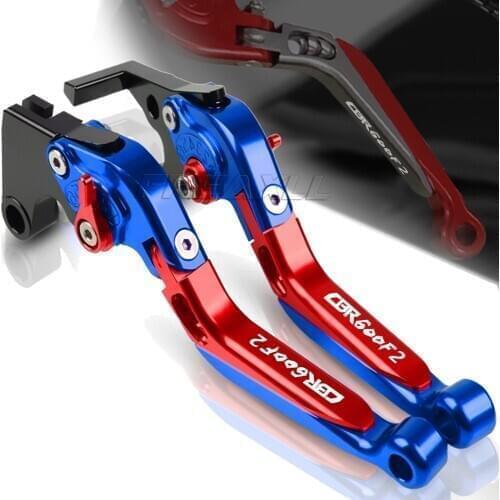 Motorcycle Adjustable Folding Extendable Brake Clutch Levers Accessories For Honda CBR 600 CBR600 F2 1991-2007 1992 1993 1994 95