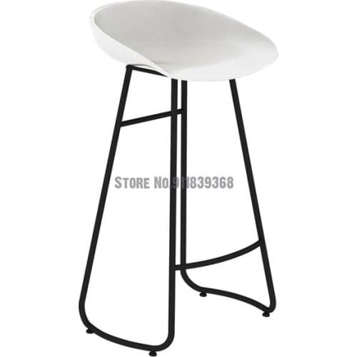 Light Luxury Net Red Ins Bar Chair Bar Chair Simple Fashion Bar Chair Bar Stool Front Desk High Stool Northern Europe Bar Stool