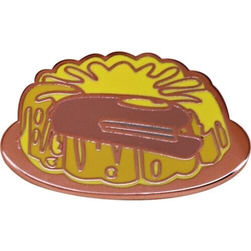 He put my stuff in jello again...Dwight Schrute The Office Jim Halpert Prank Pin Badge