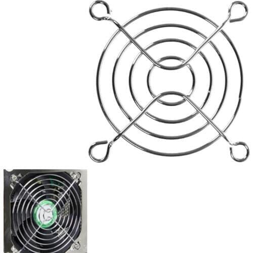 Fan Protection Net Grille 6cm Dia Iron Mesh Safety Grid For Computer Case Fans