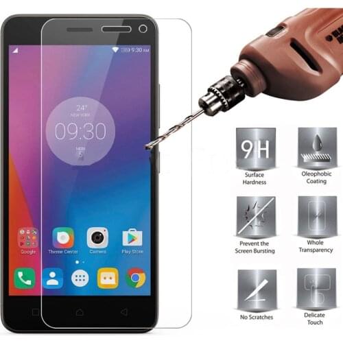 Tempered Glass Screen Protector For Lenovo Vibe A Plus A1010 C A2020 A C2 K5 K6 Power K4 Note Plus P2 P1 A7700 GLAS Sklo Cover