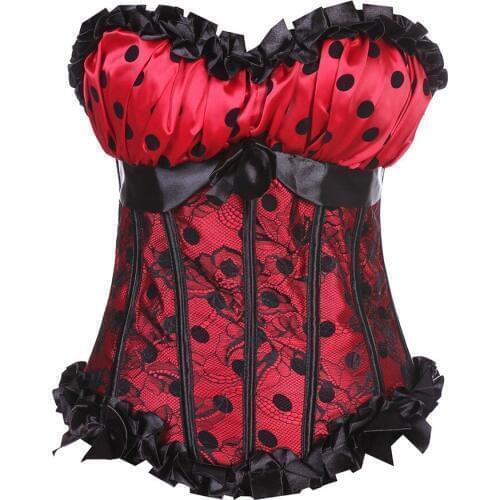 Plus Size Half Black Half Red Corset Waist Shaper Bustiers Body Shaper Chest Binder Underbust Red And Black Corset Top 6XL