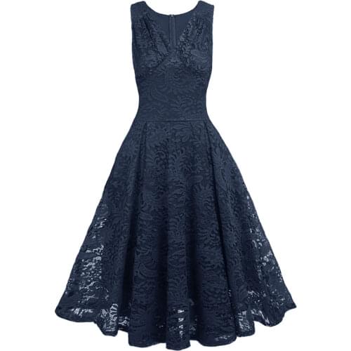 2021 Summer Hot Style Sexy V-neck Maxi Dresses Womens Pleated Lace Party Dress Waist Big Swing Bridesmaid Wedding Robe Gown