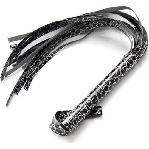 Snake Skin Whips Scatter Stage Props Show Toys Whips Nightclub Female Bondage Sex Flogger