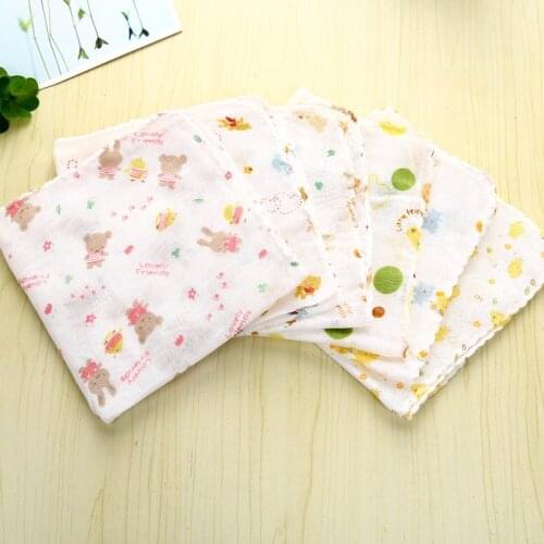 1/5 pcs Cotton Newborn Infants Towels Soft Square Towel Baby Children Kids Face Towel Handkerchief Wipe Towels Hot Sale Dropship
