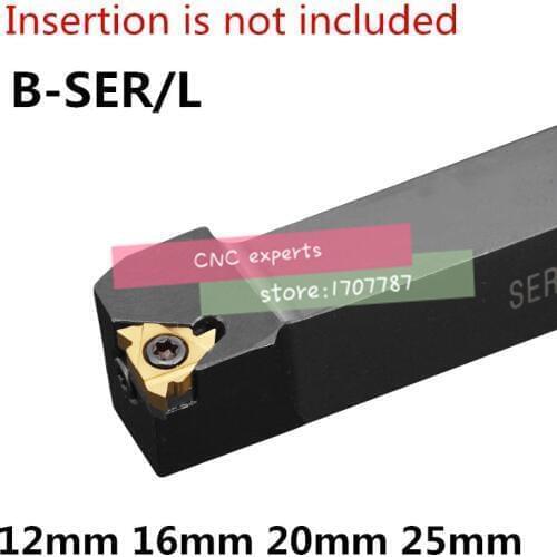 1PCS B-SER1212H16 B-SER1616H16 B-SER2020K16 B-SER/L2525M16 B-SEL1212H16 B-SEL1616H16 B-SEL2020K16 CNC Thread Turning Tool Holder