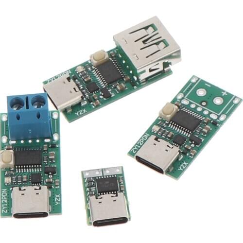 1PCS New Type-C USB-C PD2.0 3.0 To DC USB Fast Charge Trigger Poll Detector Charging Instrument Parts