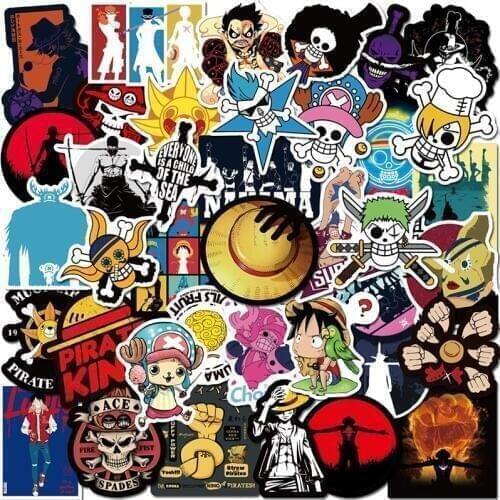 50PCS Classic Anime Cartoon DIY Stickers For Skateboard Fridge Phone Guitar Motorcycle Luggage Waterproof Cool Joke Stickers