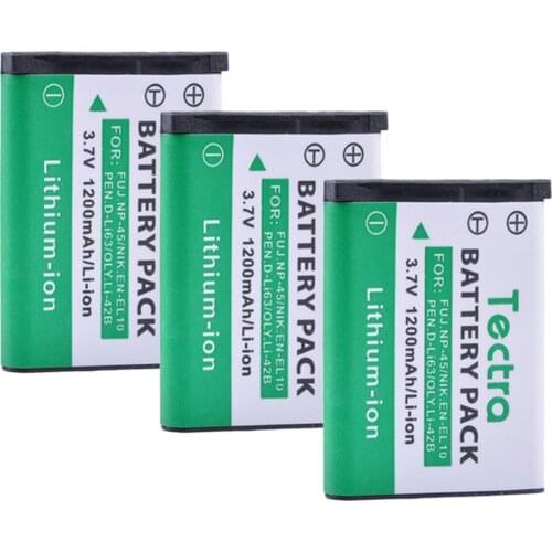 Akku Li-40B Rechargeable Battery for Olympus Li-40B 42B /Nikon EN-EL10 /Fuji NP-45 /Pentax D-Li63/ Kodak Klic-7006/Casio NP-802X