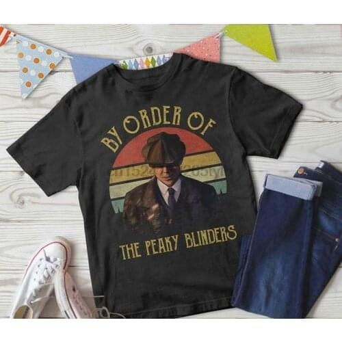 Arthur Shelby By Order Of The Peaky Blinders Black Cotton Men S-6XL T-Shirt