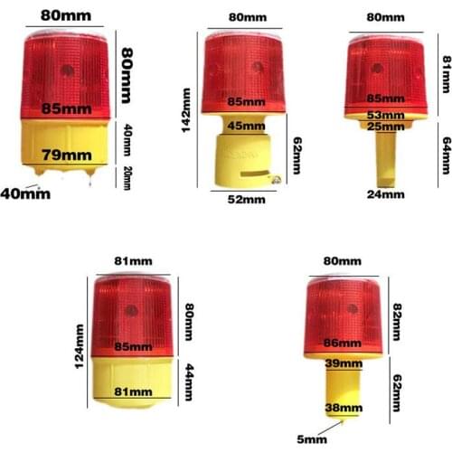 Solar LED Emergency Light/Solar-powered warning lights /Beacon light/ Traffic Alarm Lights/Tower crane lamp