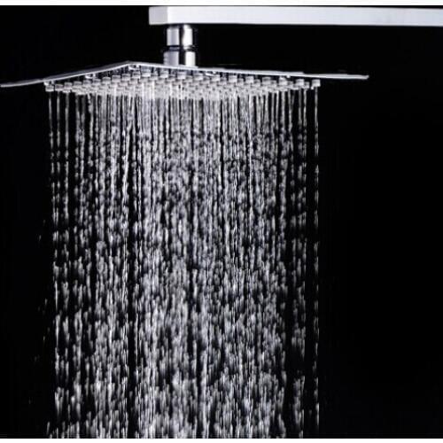 Free Shipping 20cm*20cm stainless steel Rain Shower.Ultra Thin Rain Shower Head&Chuveiro Ducha With Arm bathroom accessory