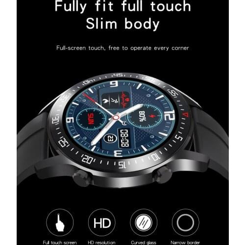 C2 Smart Watch Men for Android iOS Smartwatch Heart Rate and Blood Pressure Monitor Fitness Sport Watches Waterproof