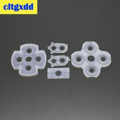 Cltgxdd 2sets Silicone Conductive Rubber for PlayStation 4 DualShock 4 PS4 JDM-30 Slim Controller Button Pad Keypads Accessories