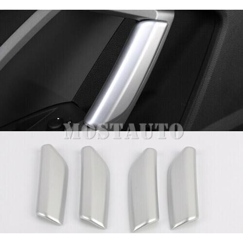 For Audi Q3 (F3) 2019-2020 ABS Matt Interior Car Door Armrest Stripe Cover Trim 4pcs Car Accessories Interior Car Decor Car Trim