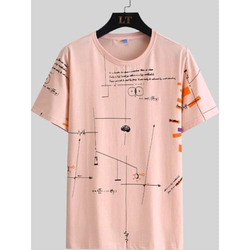 Graphic T Shirts Short Sleeve 2021 New Fashion T-shirt Mens Brand Large Fat Man Loose Mens Clothing Streetwear