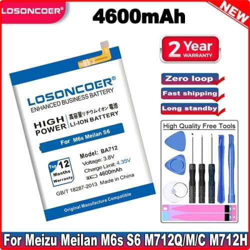 LOSONCOER Meizu M6s Phone Batteries