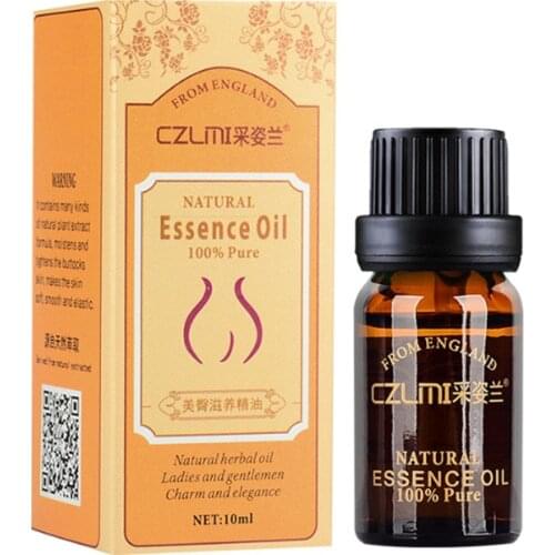 10ml Buttocks massage oil Bigger butt Increase fullness 100% pure natural essential oil Nourishing essential oil for buttocks